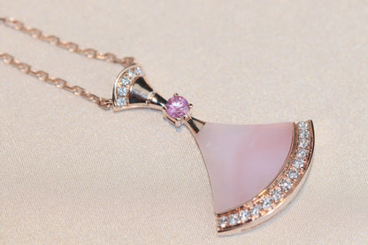 [Rose Jewelrys]DREAM NECKLACE PINK MOP DIAMOND