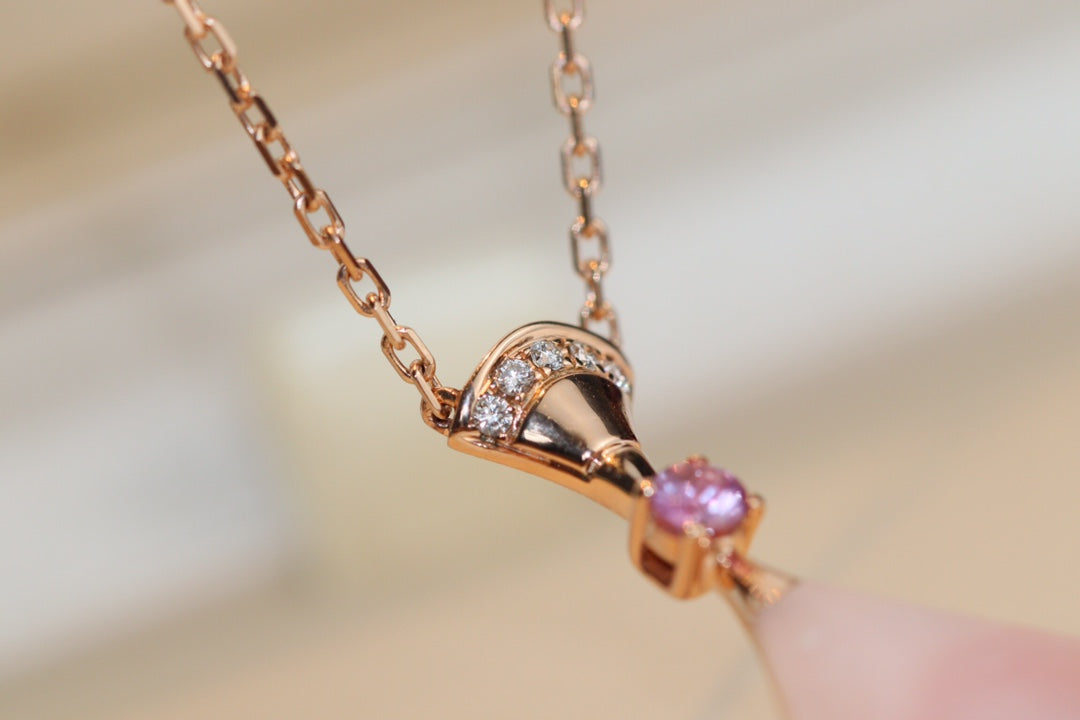 [Rose Jewelrys]DREAM NECKLACE PINK MOP DIAMOND