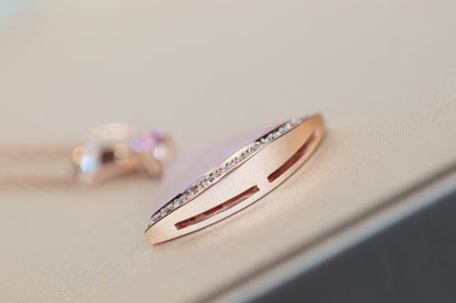 [Rose Jewelrys]DREAM NECKLACE PINK MOP DIAMOND
