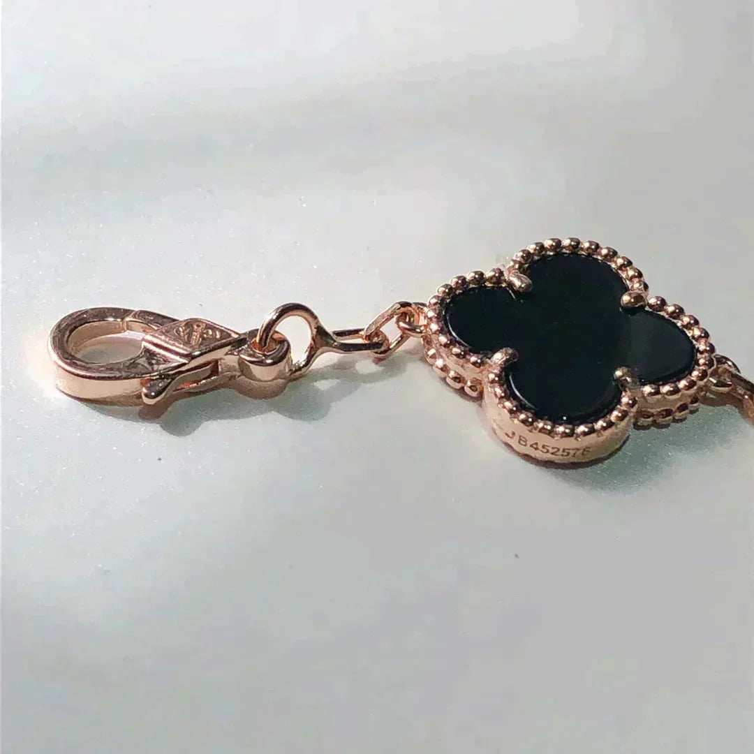 [Rose Jewelrys]CLOVER 5 MOTIFS MULTICOLOR  BRACELET