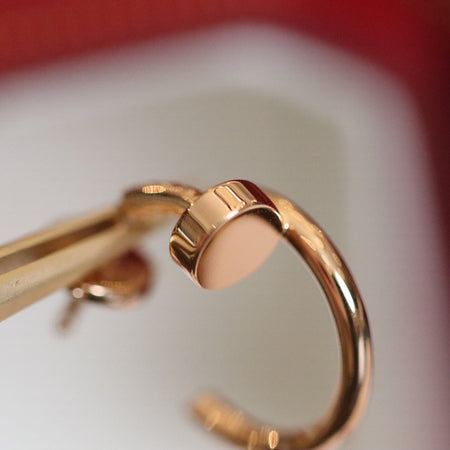 [🌹Rose💎]JUSTE EARRINGS PINK GOLD