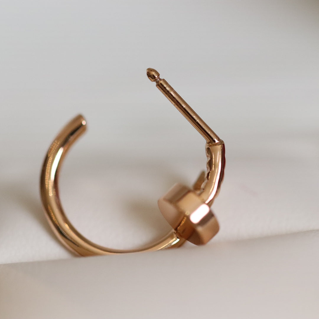 [Rose Jewelrys]JUSTE EARRINGS PINK GOLD