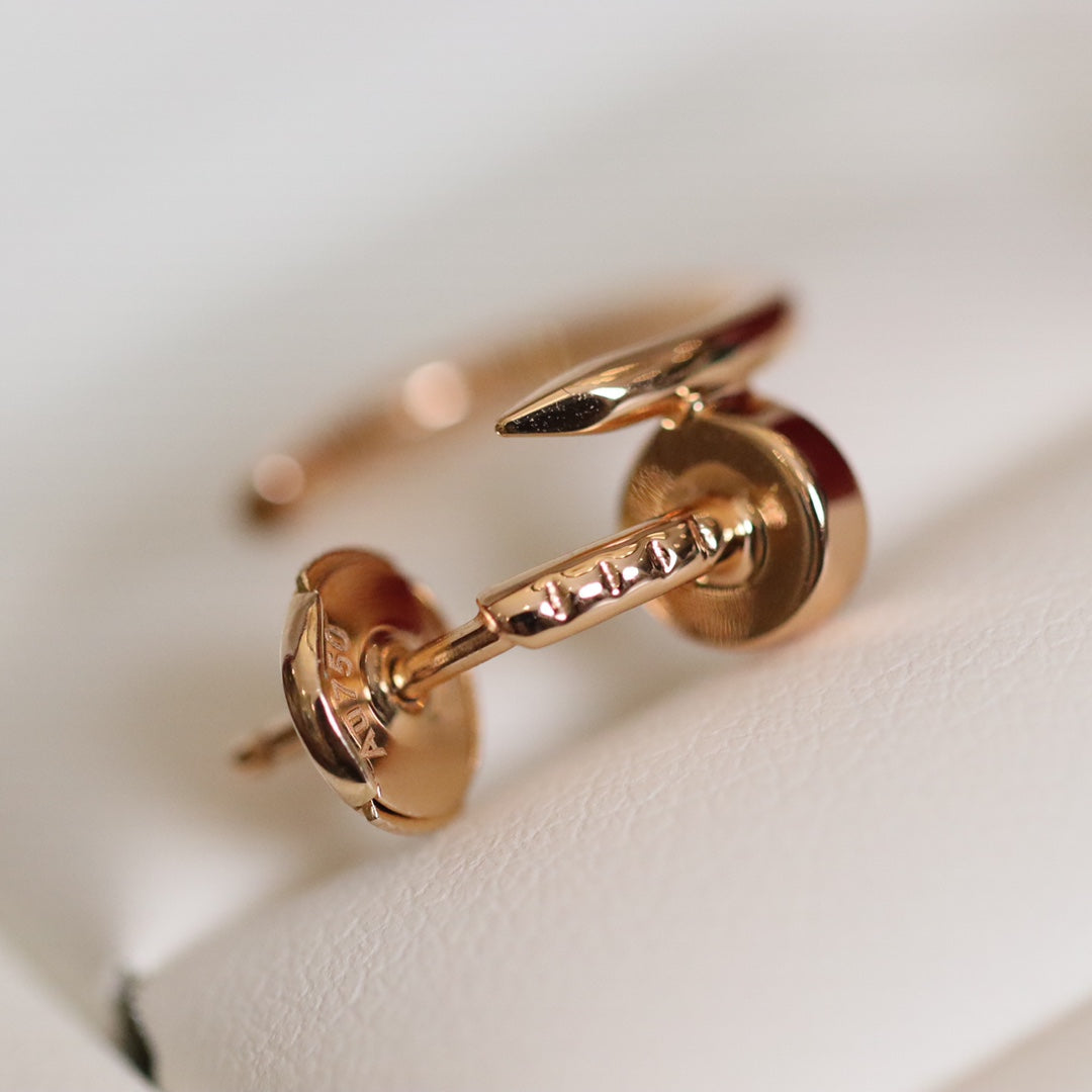 [Rose Jewelrys]JUSTE EARRINGS PINK GOLD