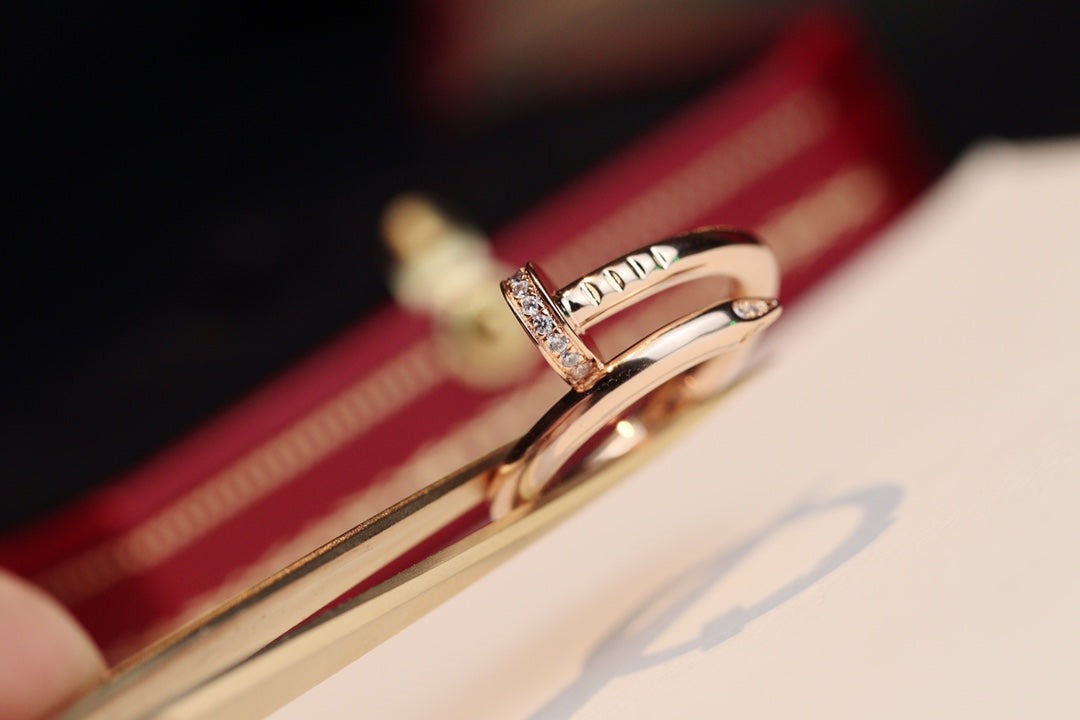 [Rose Jewelrys]JUSTE RING 2.65MM PINK GOLD DIAMOND