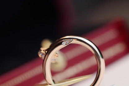 [Rose Jewelrys]JUSTE RING 2.65MM PINK GOLD DIAMOND