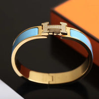 [🌹Rose💎]H CLOUD BLUE BRACELET GOLD DIAMOND