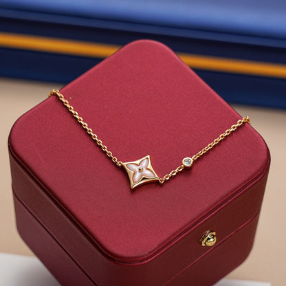 [Rose Jewelrys]STAR 1 DIAMOND PINK GOLD BRACELET