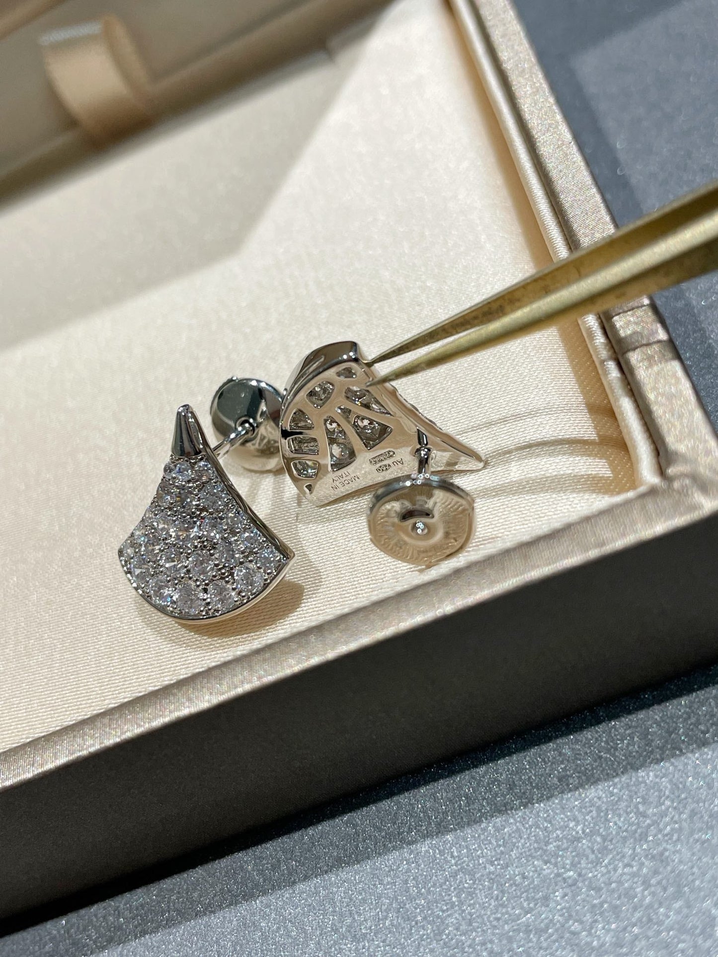 [Rose Jewelrys]DREAM STUD EARRINGS DIAMOND