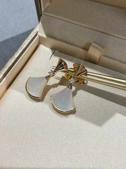 [Rose Jewelrys]DREAM MOP 1 DIAMOND EARRINGS