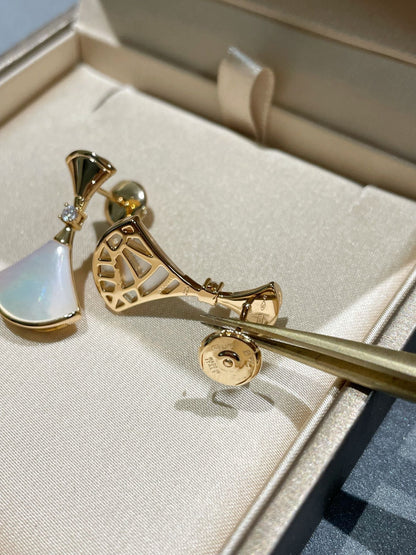 [Rose Jewelrys]DREAM MOP 1 DIAMOND EARRINGS