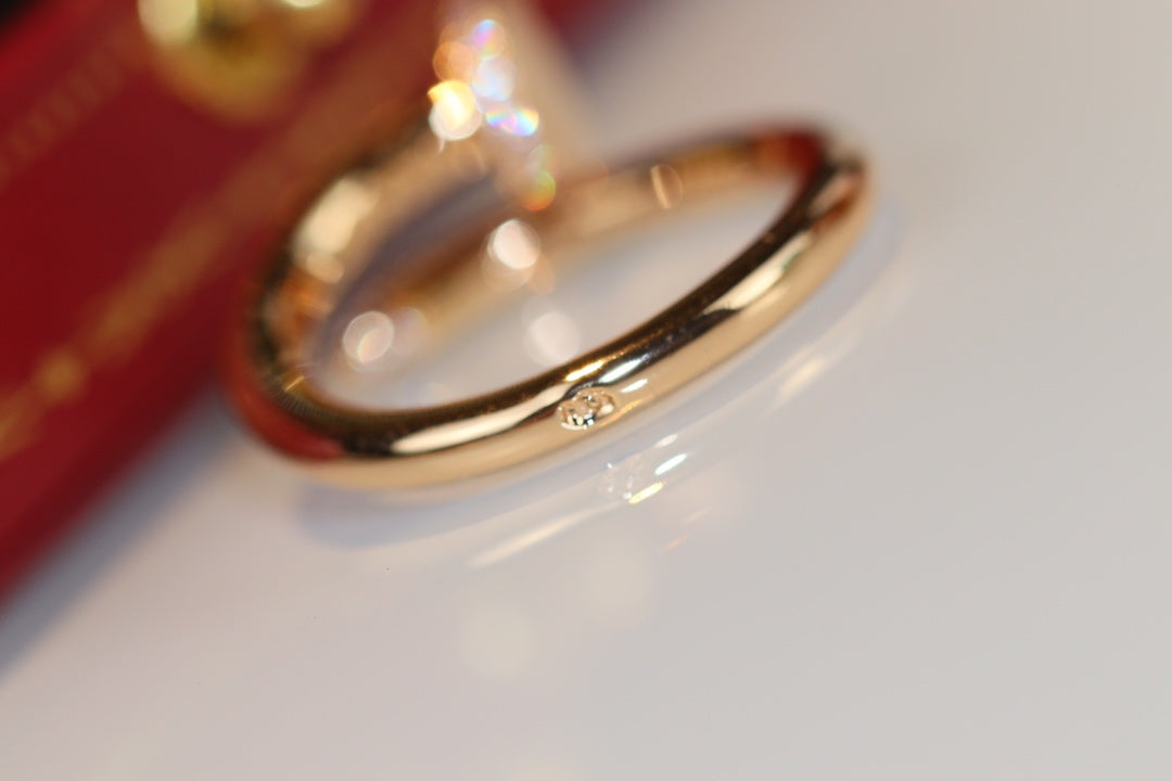 [Rose Jewelrys]JUSTE RING 2.65MM GOLD DIAMOND
