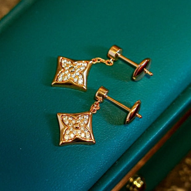 [Rose Jewelrys]STAR DIAMONDS EARRINGS GOLD
