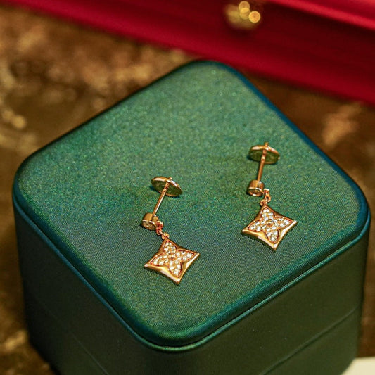 [Rose Jewelrys]STAR DIAMONDS EARRINGS GOLD