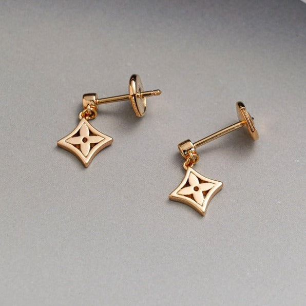 [🌹Rose💎]STAR EARRINGS GOLD