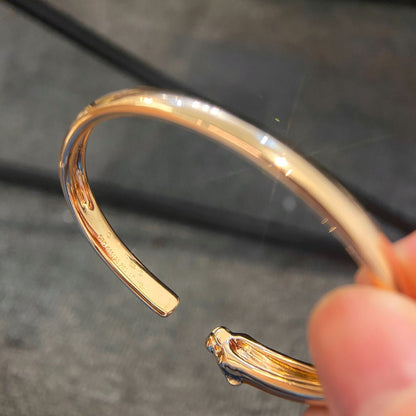 []PANTHERE GOLD OPEN BRACELET