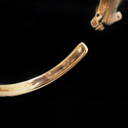 []PANTHERE GOLD OPEN BRACELET