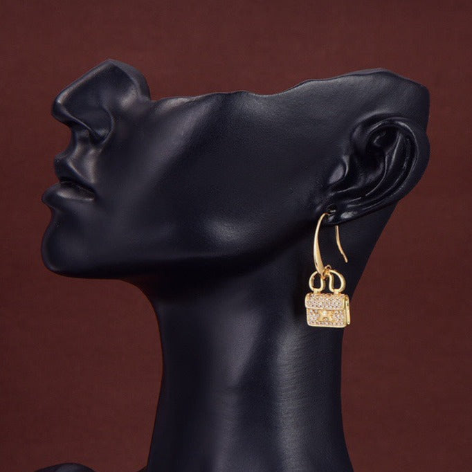 [🌹Rose💎]KELLY DIAMOND EARRINGS