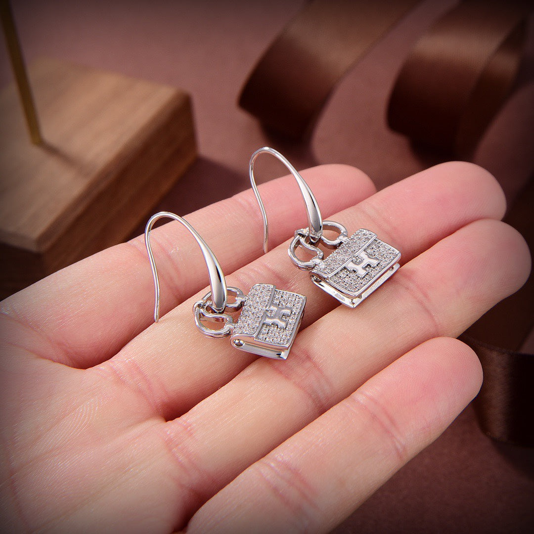 [Rose Jewelrys]KELLY DIAMOND EARRINGS