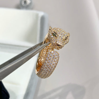 []PANTHERE PINK GOLD DIAMOND RING