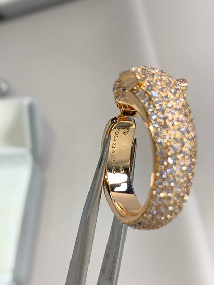 []PANTHERE PINK GOLD DIAMOND RING