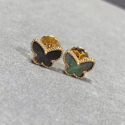 [Rose Jewelrys]BUTTERFLY DARK MOP  EARRINGS