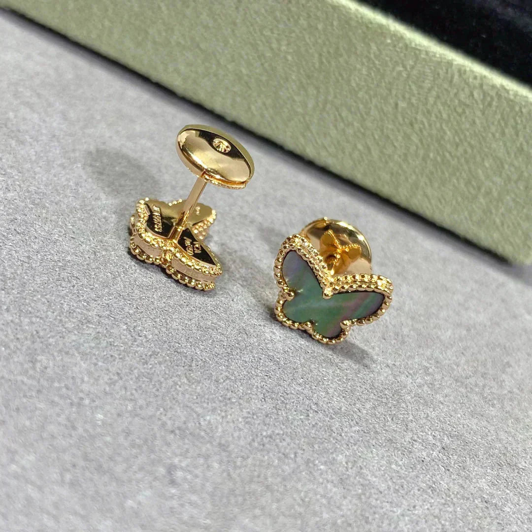 [Rose Jewelrys]BUTTERFLY DARK MOP  EARRINGS