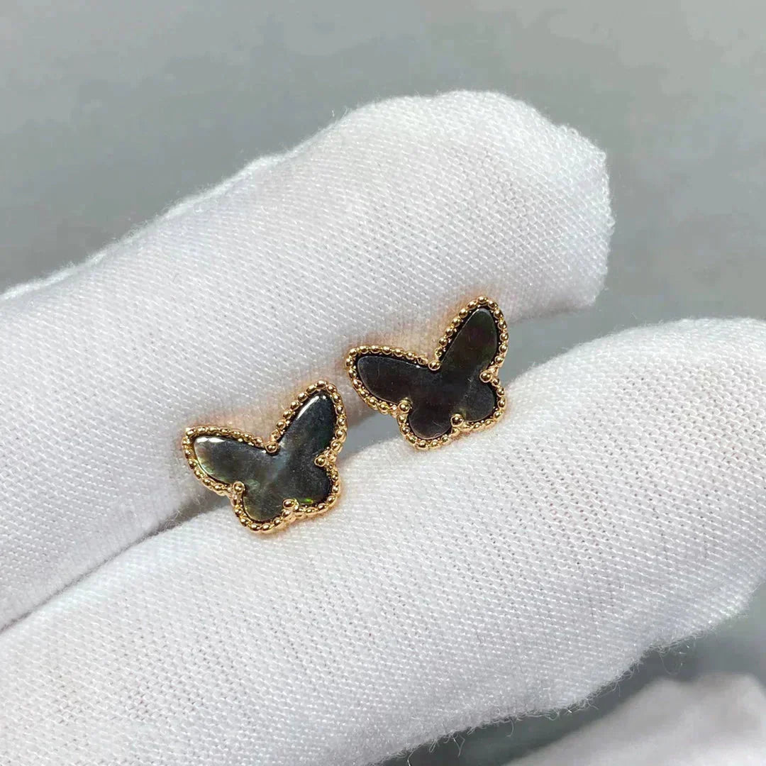 [Rose Jewelrys]BUTTERFLY DARK MOP  EARRINGS