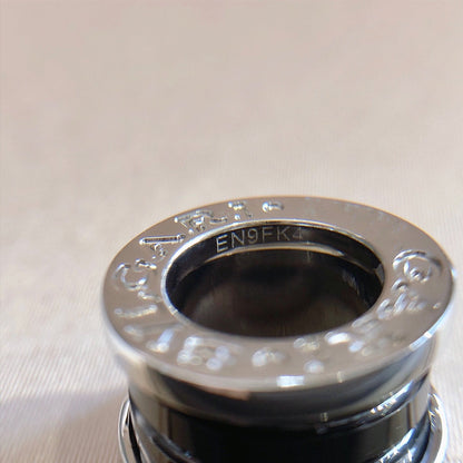 [Rose Jewelrys]ZERO 1 BLACK CERAMIC SILVER NECKLACE