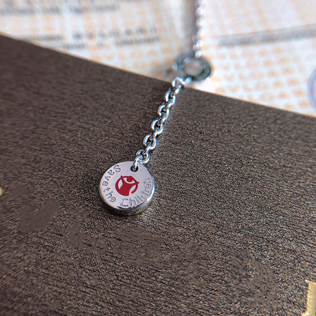 [Rose Jewelrys]ZERO 1 BLACK CERAMIC SILVER NECKLACE