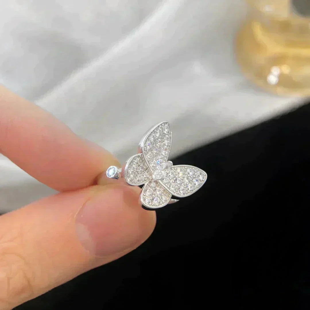 [Rose Jewelrys]BUTTERFLY DIAMOND RING