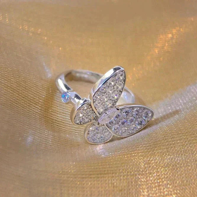 [Rose Jewelrys]BUTTERFLY DIAMOND RING