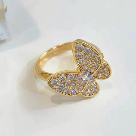 [🌹Rose💎]BUTTERFLY DIAMOND RING