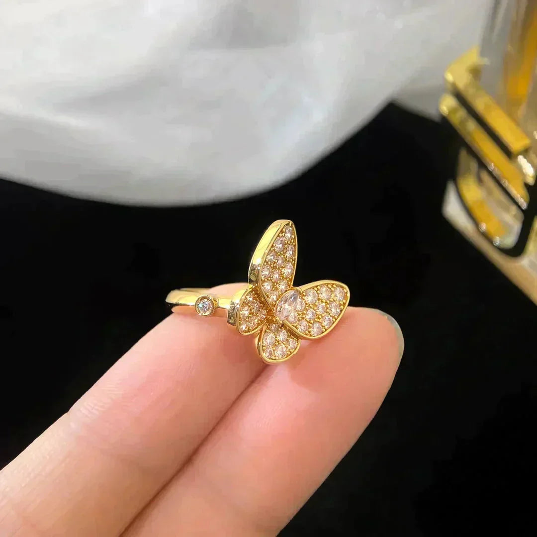 [Rose Jewelrys]BUTTERFLY DIAMOND RING