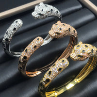 [🌹Rose💎]PANTHERE BIG BRACELET DIAMONDS
