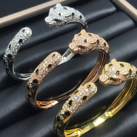 [🌹Rose💎]PANTHERE BIG BRACELET DIAMONDS