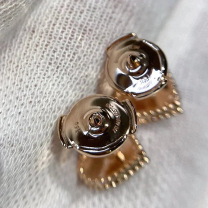 [Rose Jewelrys]HEART CARNELIAN STUD EARRINGS