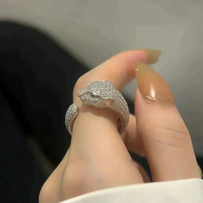[Rose Jewelrys]PANTHERE 5.5MM ALL DIAMOND RING