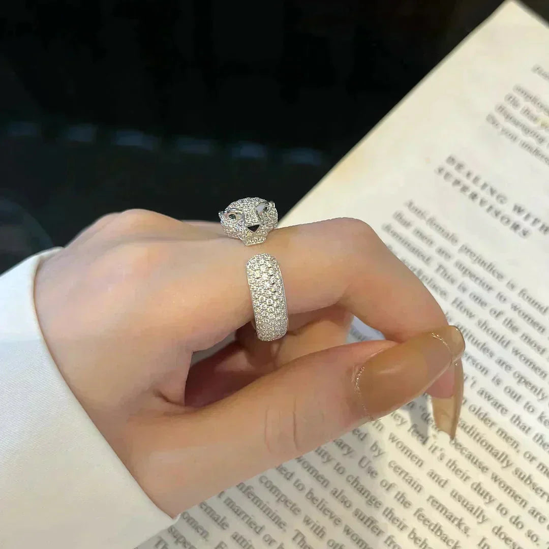 [Rose Jewelrys]PANTHERE 5.5MM ALL DIAMOND RING