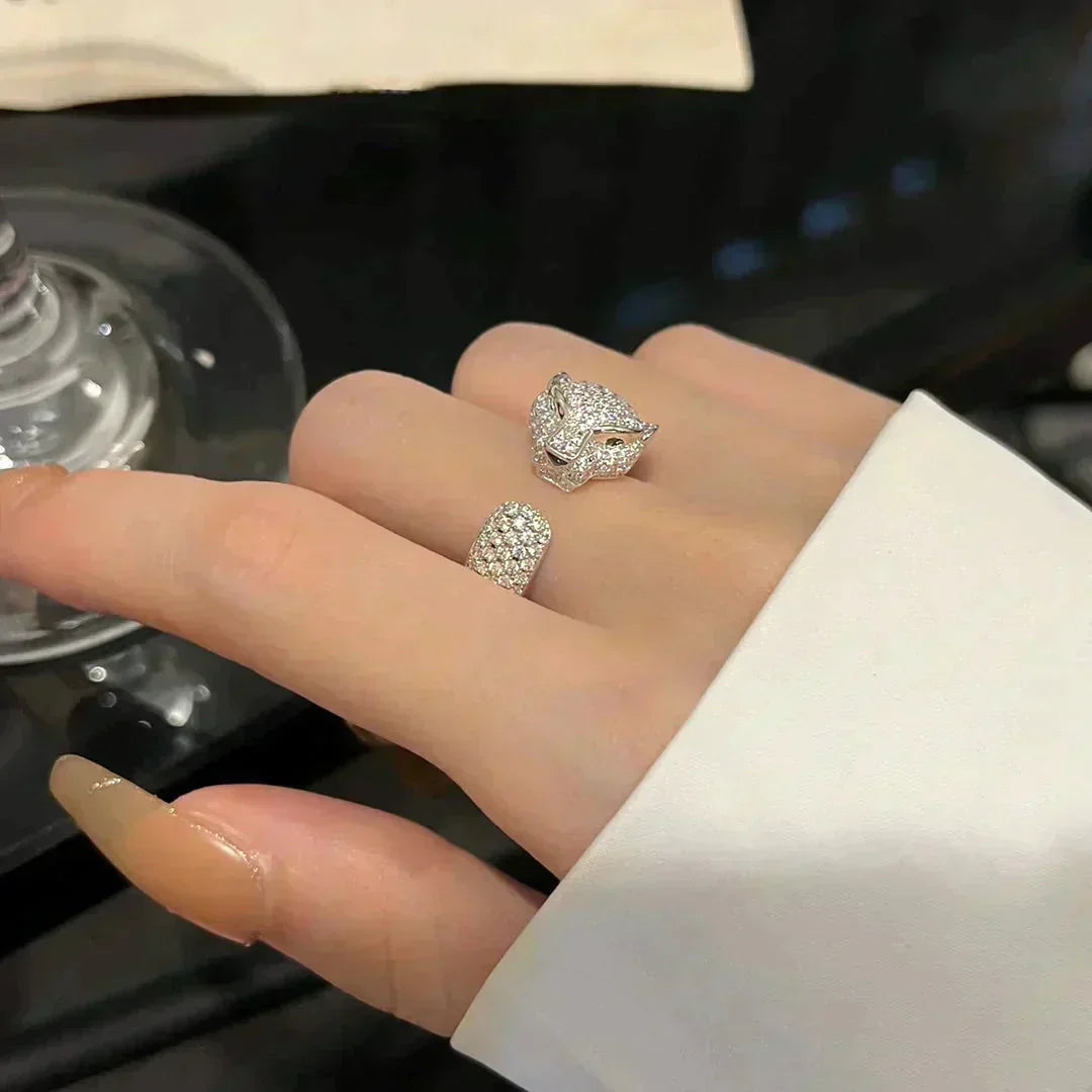 [Rose Jewelrys]PANTHERE 5.5MM ALL DIAMOND RING