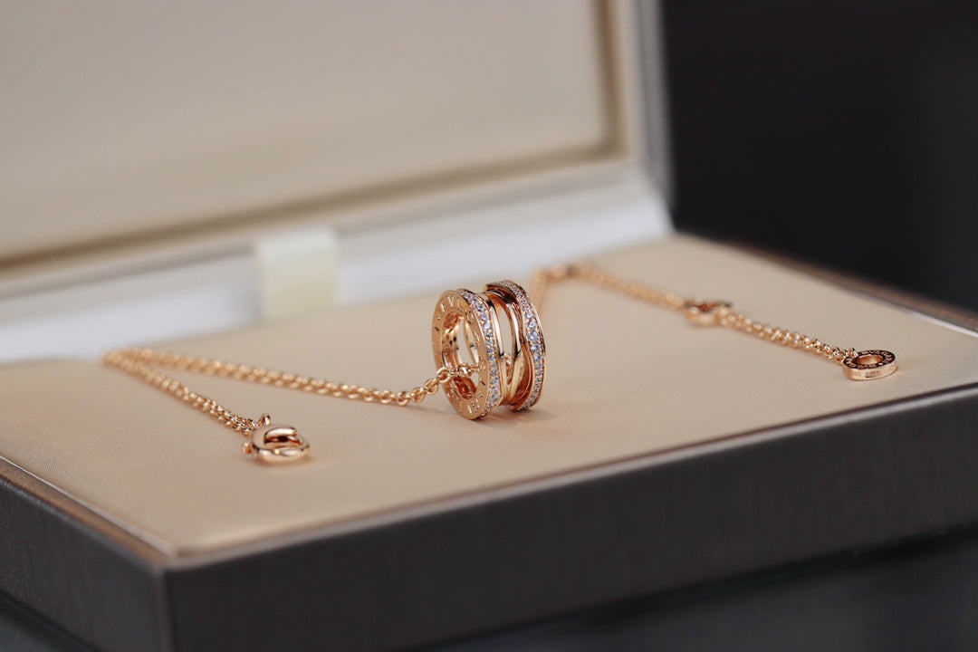 [Rose Jewelrys]ZERO 1 PINK GOLD NECKLACE