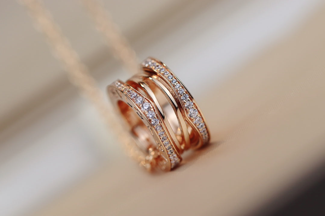 [Rose Jewelrys]ZERO 1 PINK GOLD NECKLACE