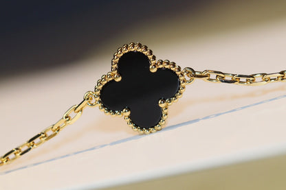 [Rose Jewelrys]CLOVER 20 MOTIFS ONYX ROSE GOLD