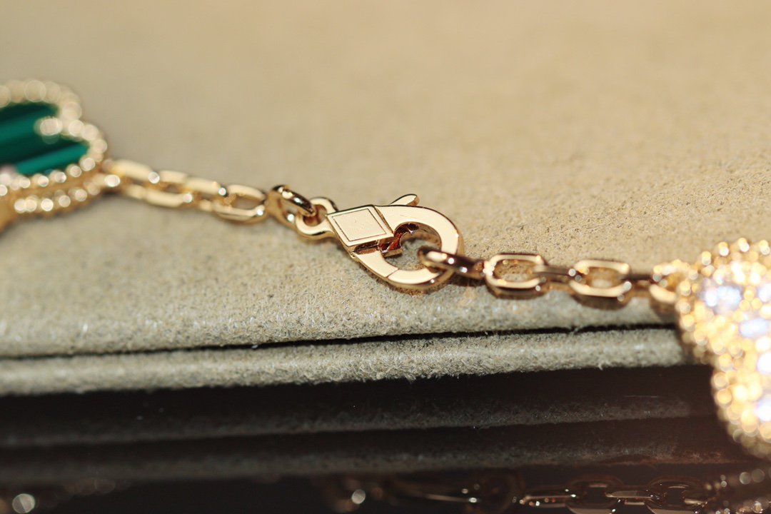 [Rose Jewelrys]CLOVER 20 MOTIFS ONYX ROSE GOLD