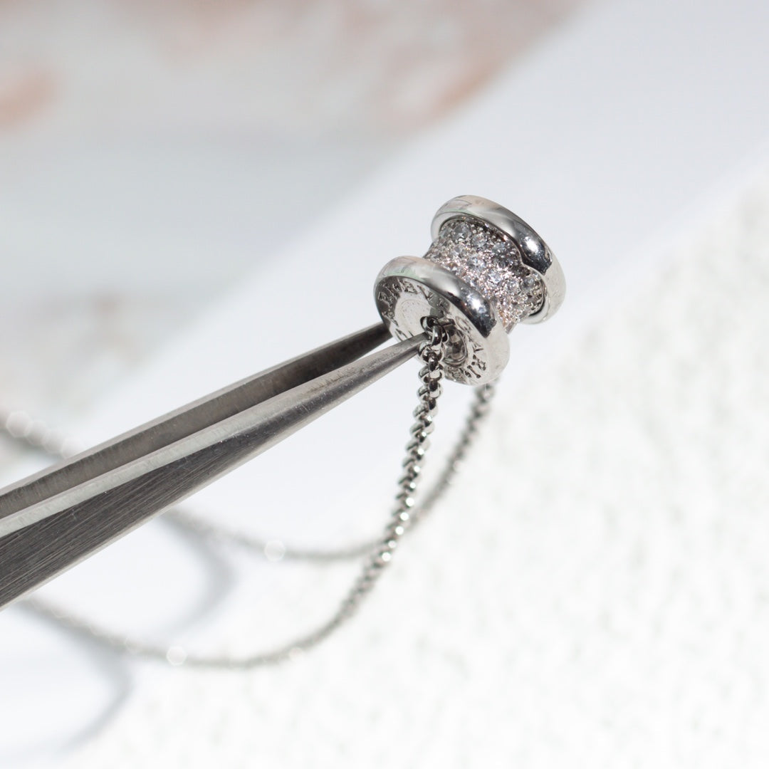 [Rose Jewelrys]ZERO 1 SILVER DIAMOND NECKLACE
