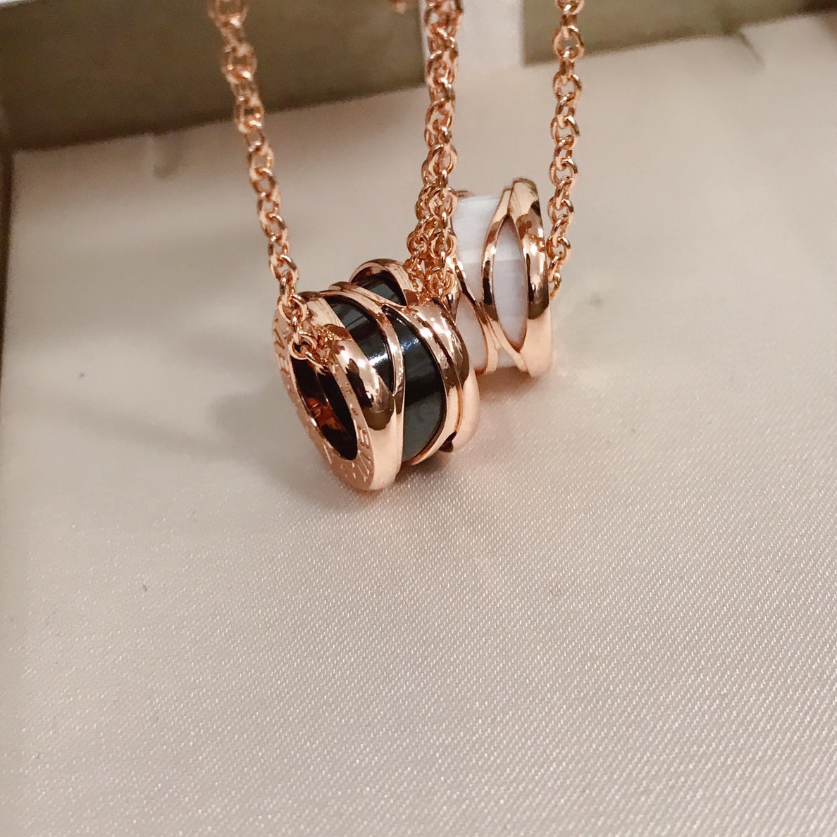 [Rose Jewelrys]ZERO 1 FOUR BAND PINK GOLD CERAMIC