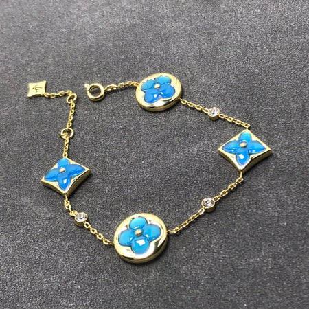 [🌹Rose💎]STAR AND SUN TURQUOISE 4 MOTIFS 3 DIAMONDS