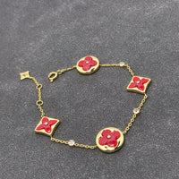 [🌹Rose💎]STAR AND SUN CARNELIAN 4 MOTIFS 3 DIAMONDS