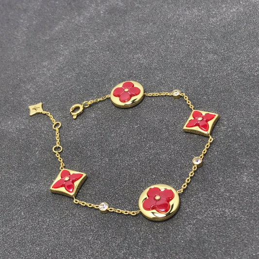 [Rose Jewelrys]STAR AND SUN CARNELIAN 4 MOTIFS 3 DIAMONDS