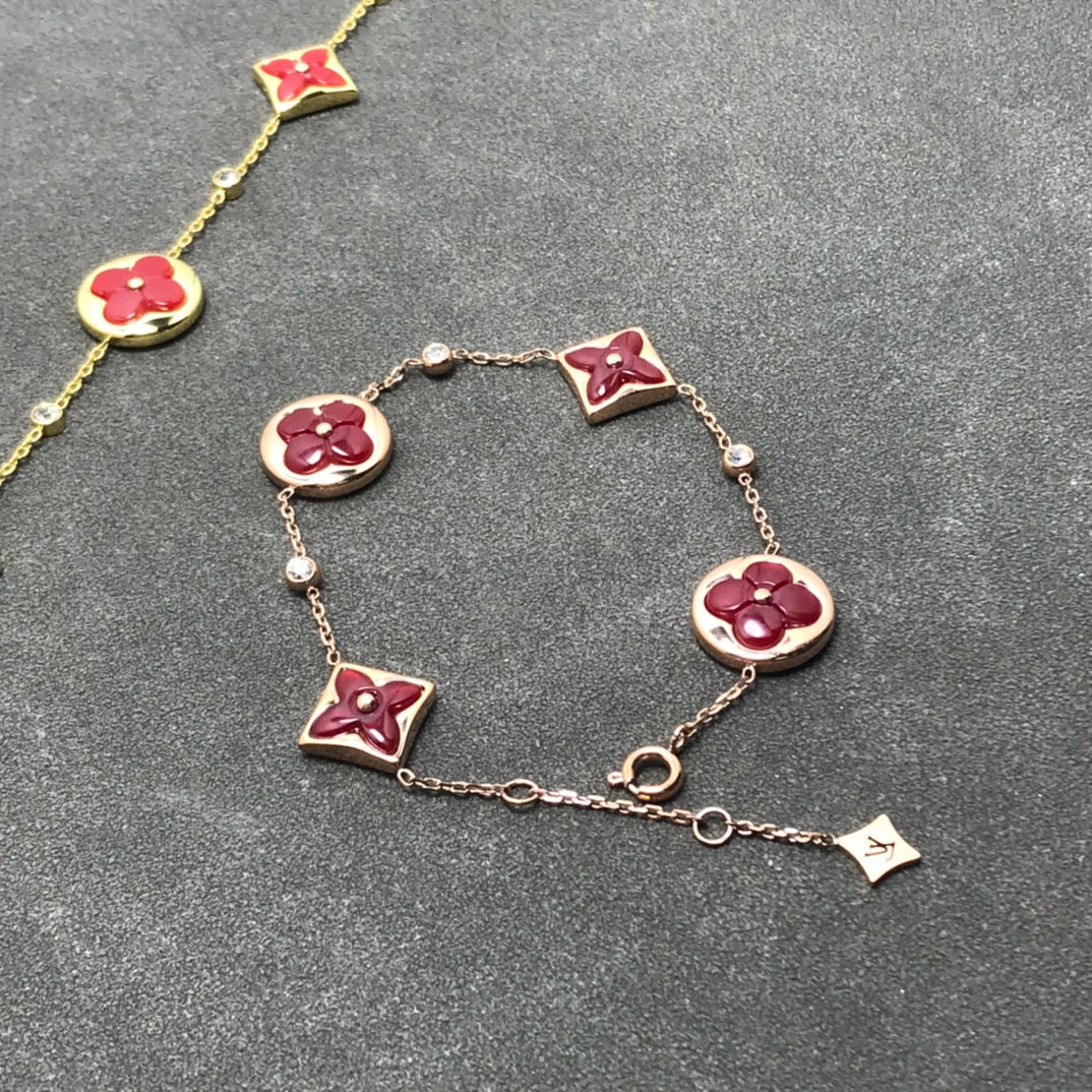 [Rose Jewelrys]STAR AND SUN CARNELIAN 4 MOTIFS 3 DIAMONDS