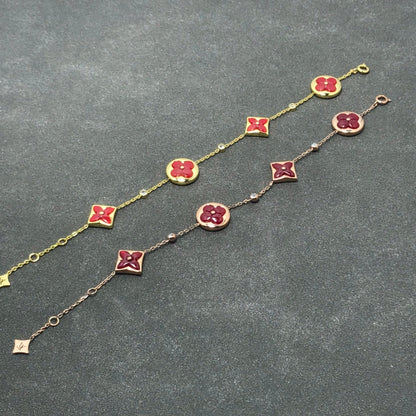[Rose Jewelrys]STAR AND SUN CARNELIAN 4 MOTIFS 3 DIAMONDS